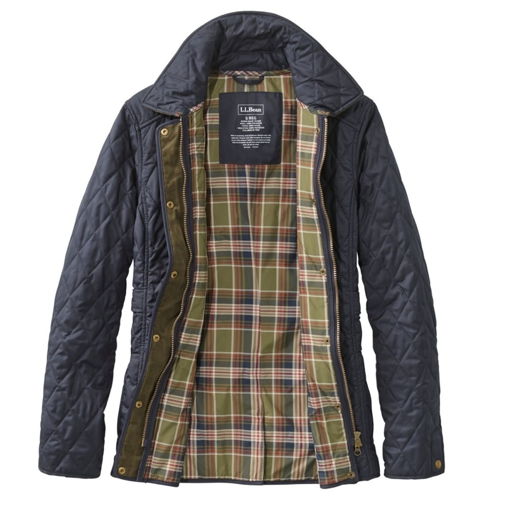 L.L.BEAN Quilted Riding Jacket - Picture 4 of 6
